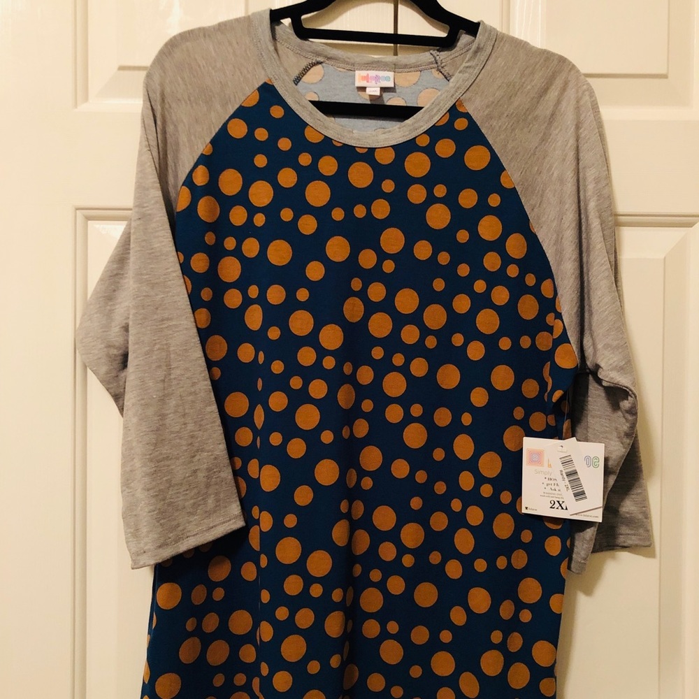 LuLaRoe Randy Top 2XL NWT